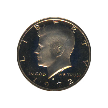 Kennedy Half Dollar 1972-S Proof
